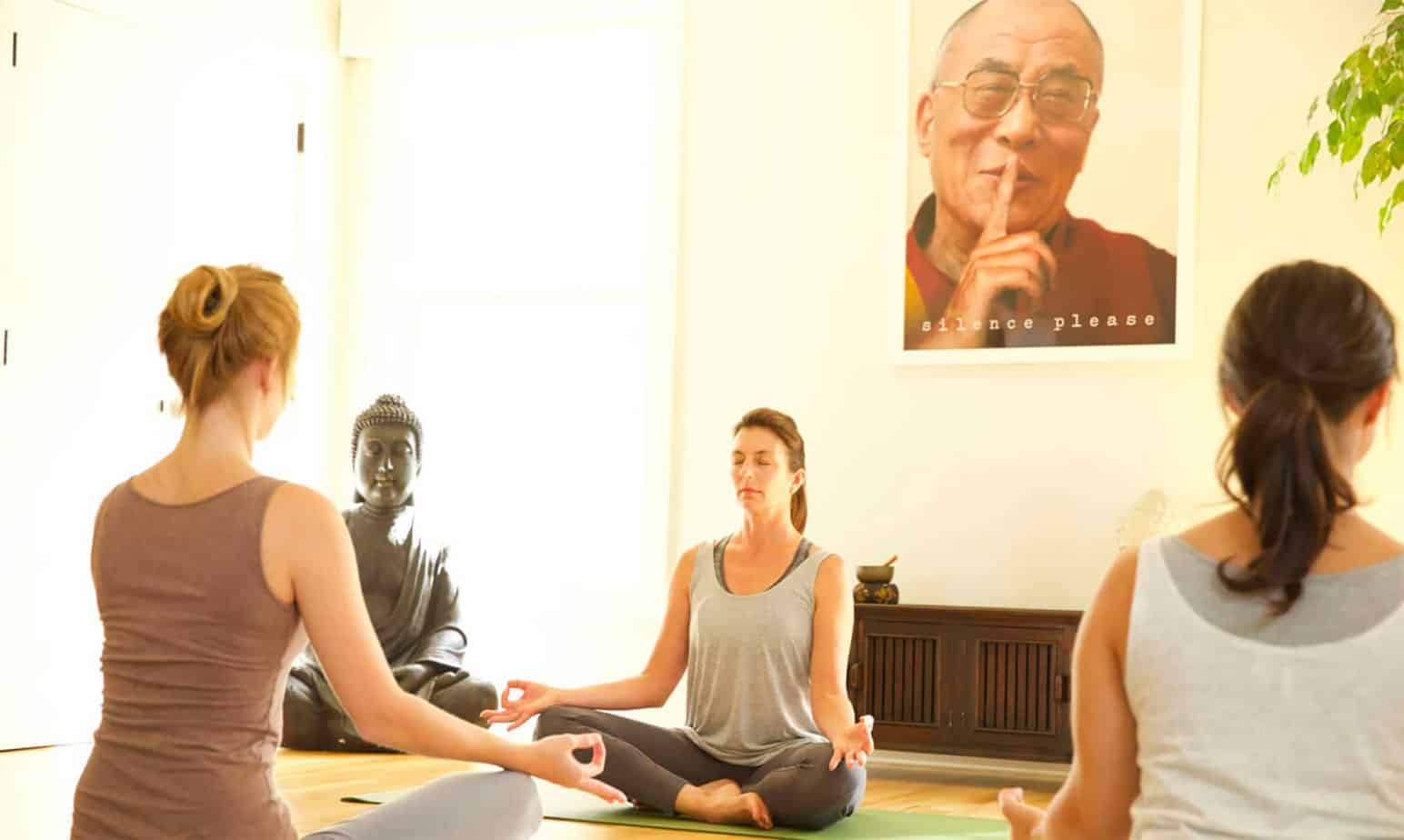 Women practicing Yoga in Wellness Studio in Mountainside Canaan CT