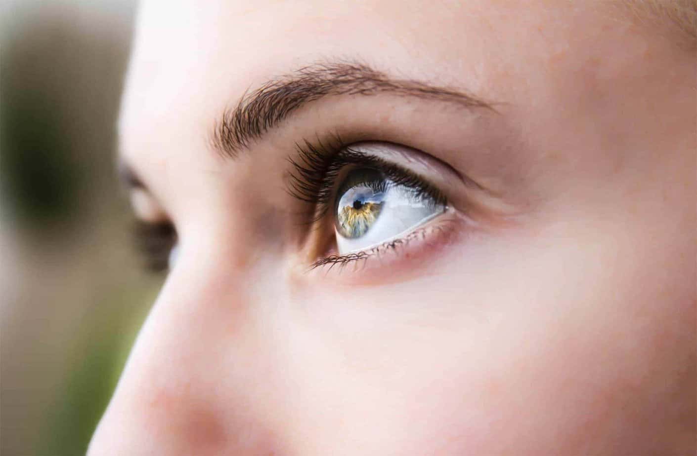 closeup image of woman's eyes during EMDR treatment at Mountainside