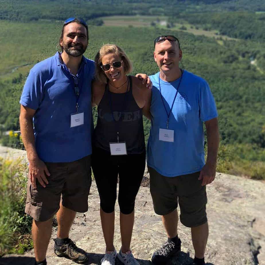 Men and woman at Mountainside Treatment Center Canaan Alumni Retreat Event 2018