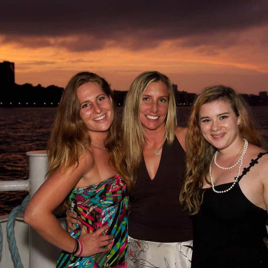 Women on Boat at Mountainside Treatment Center Alumni Jazz on the Hudson Event in NYC