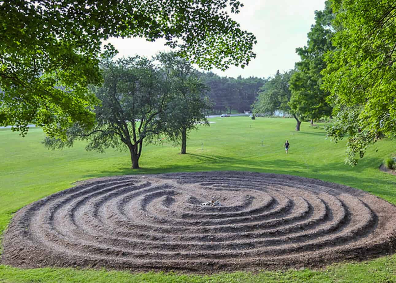 Labyrinth at Mountainside Treatment Center in Canaan, CT