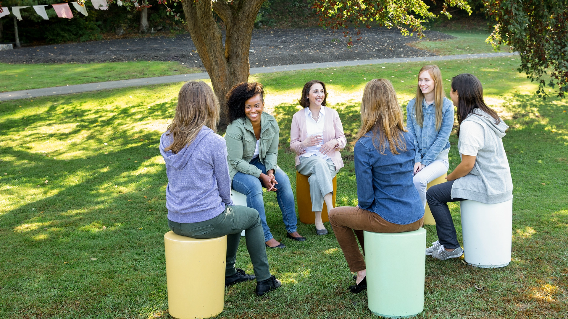Women's counseling group at Mountainside addiction treatment center in Canaan, CT.