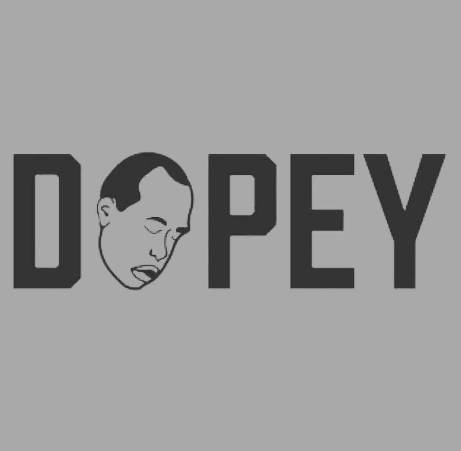 Dopey logo gray